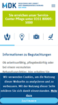 Mobile Screenshot of mdk-sachsen.de